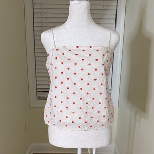 Polka Dot Spaghetti Strap Top